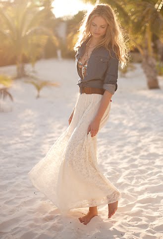 anth good maxi skirt